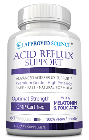 Approved Science Acid Reflux Support ingredients bottle